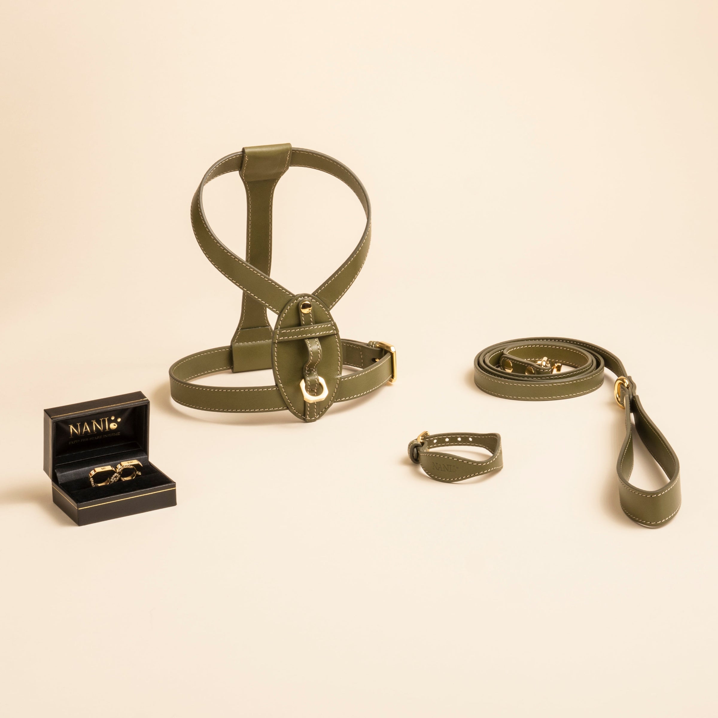 Gift Set with Matching Jewelry - Green Harmony