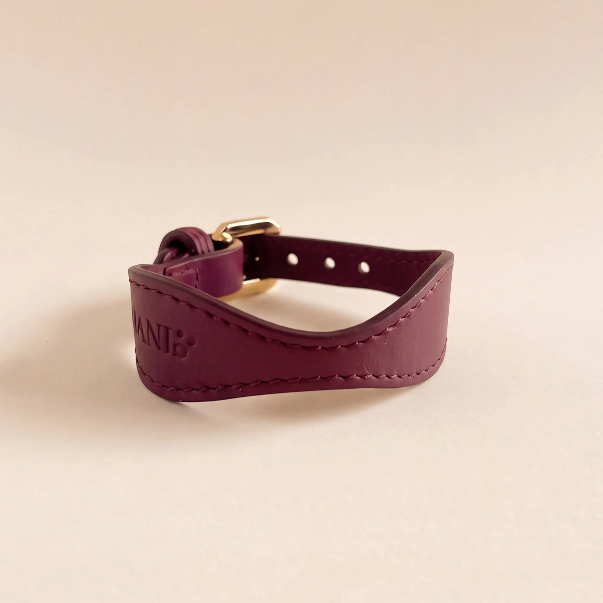 Leather Bracelet – burgundy
