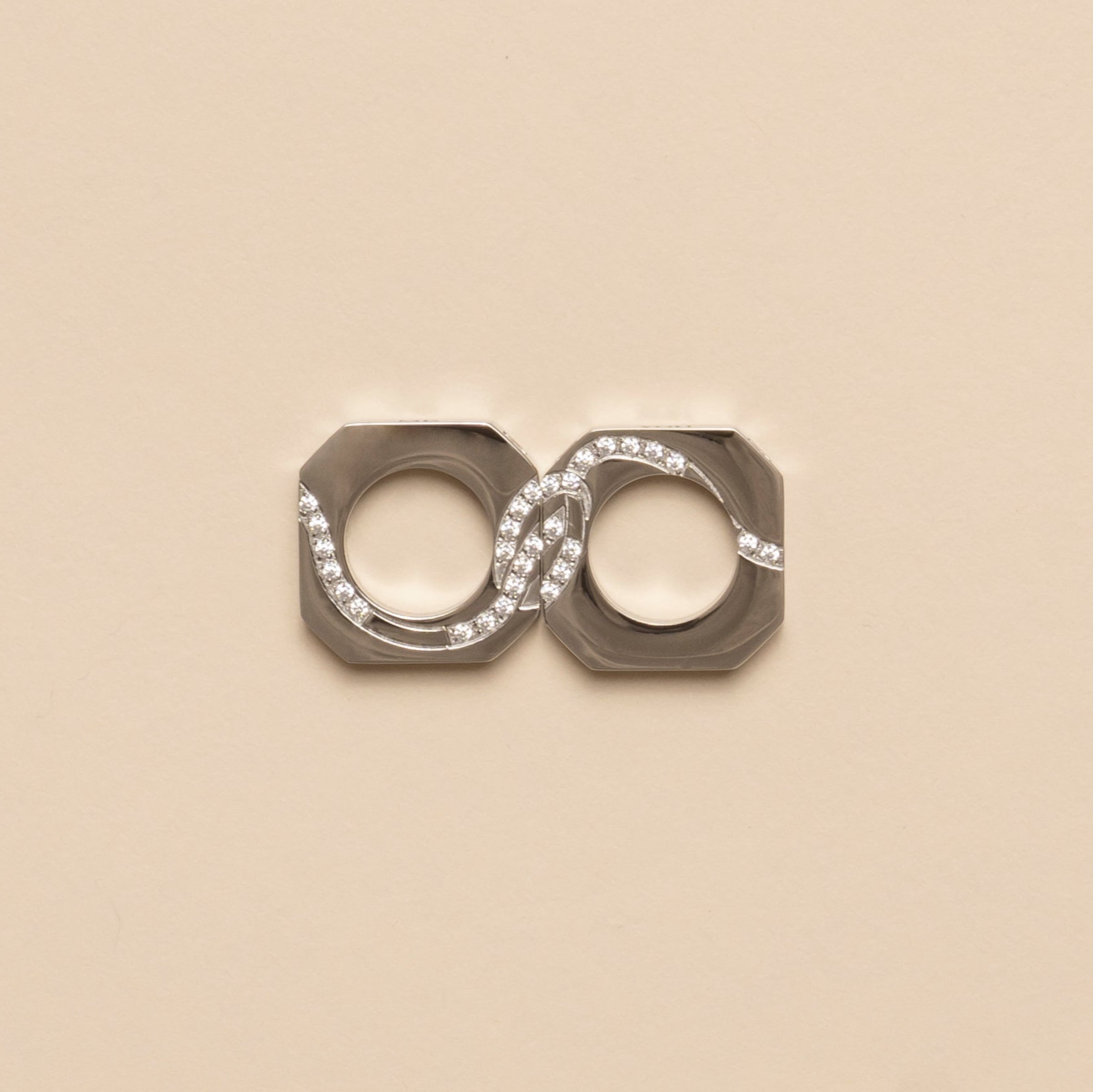 Matching Jewelry - Stainless Steel with cubic zirconia