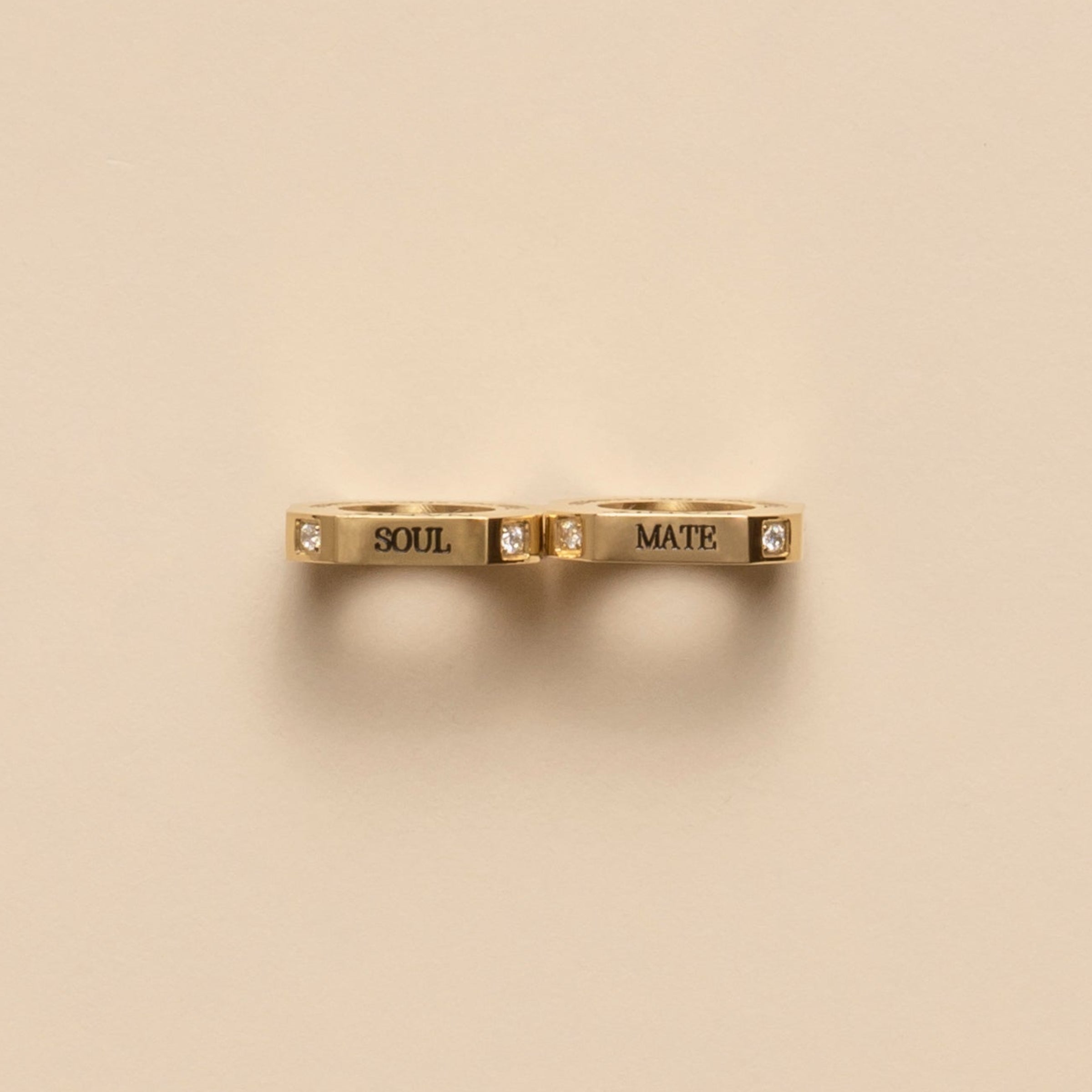 Matching Jewelry - PVD 14kt Gold with cubic zirconia