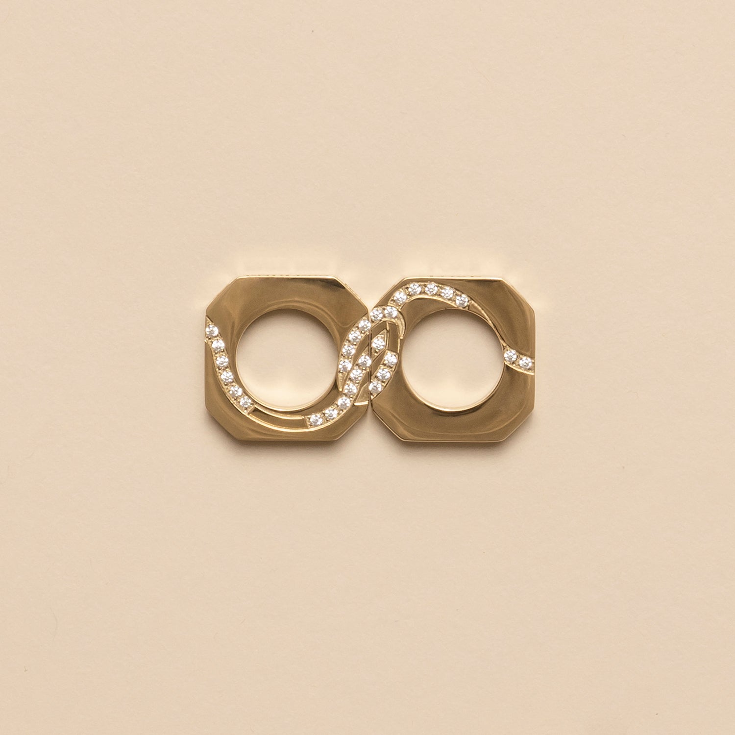 Matching Jewelry - PVD 14kt Gold with cubic zirconia