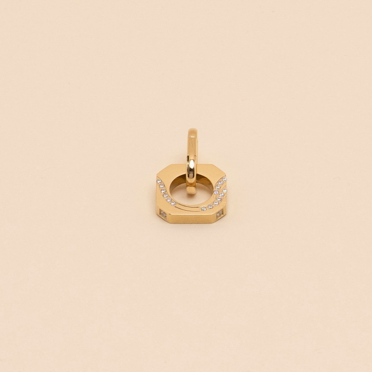 Spring-loaded oval clasp adapter ring for Matching Jewellery