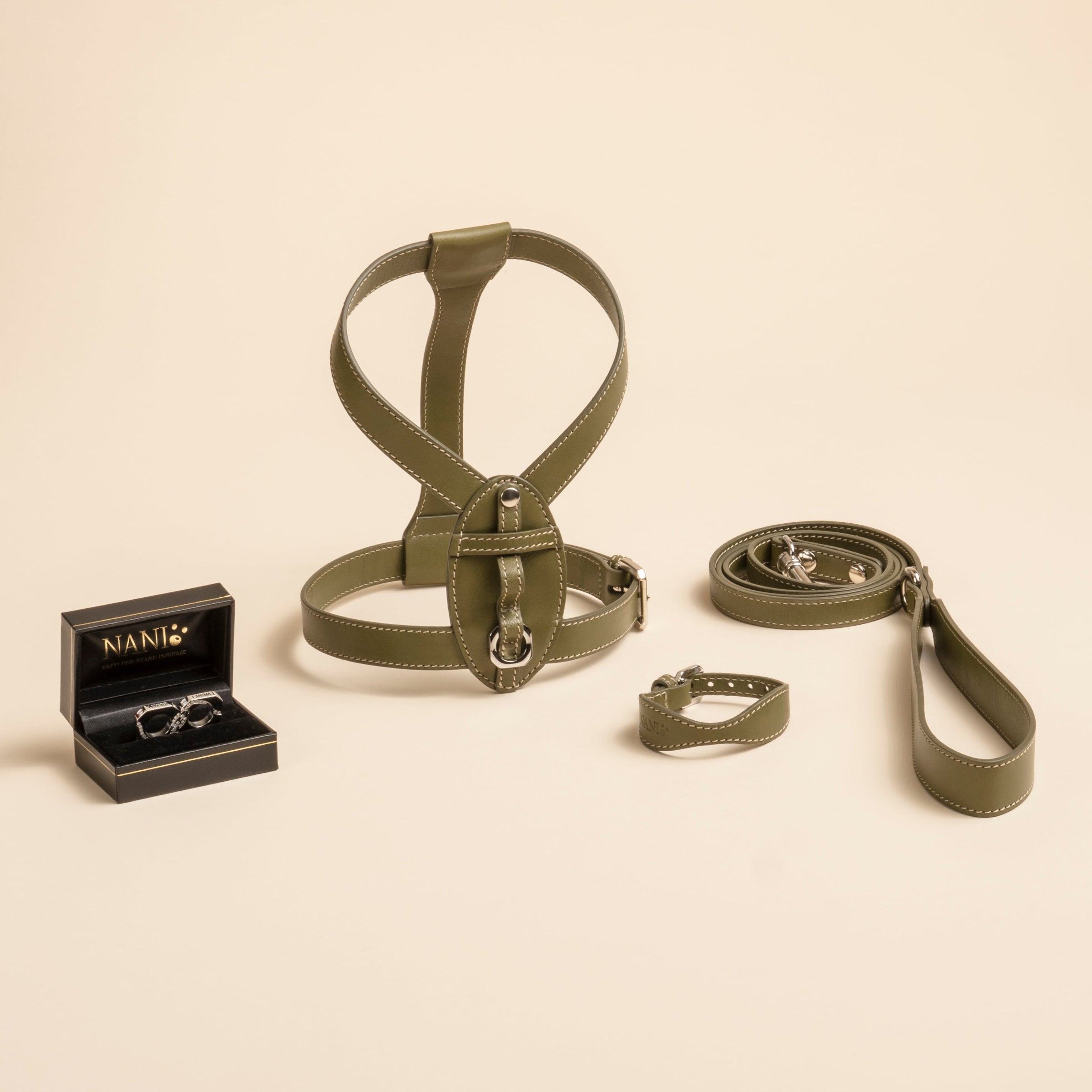 Gift Set with Matching Jewelry - Green Harmony
