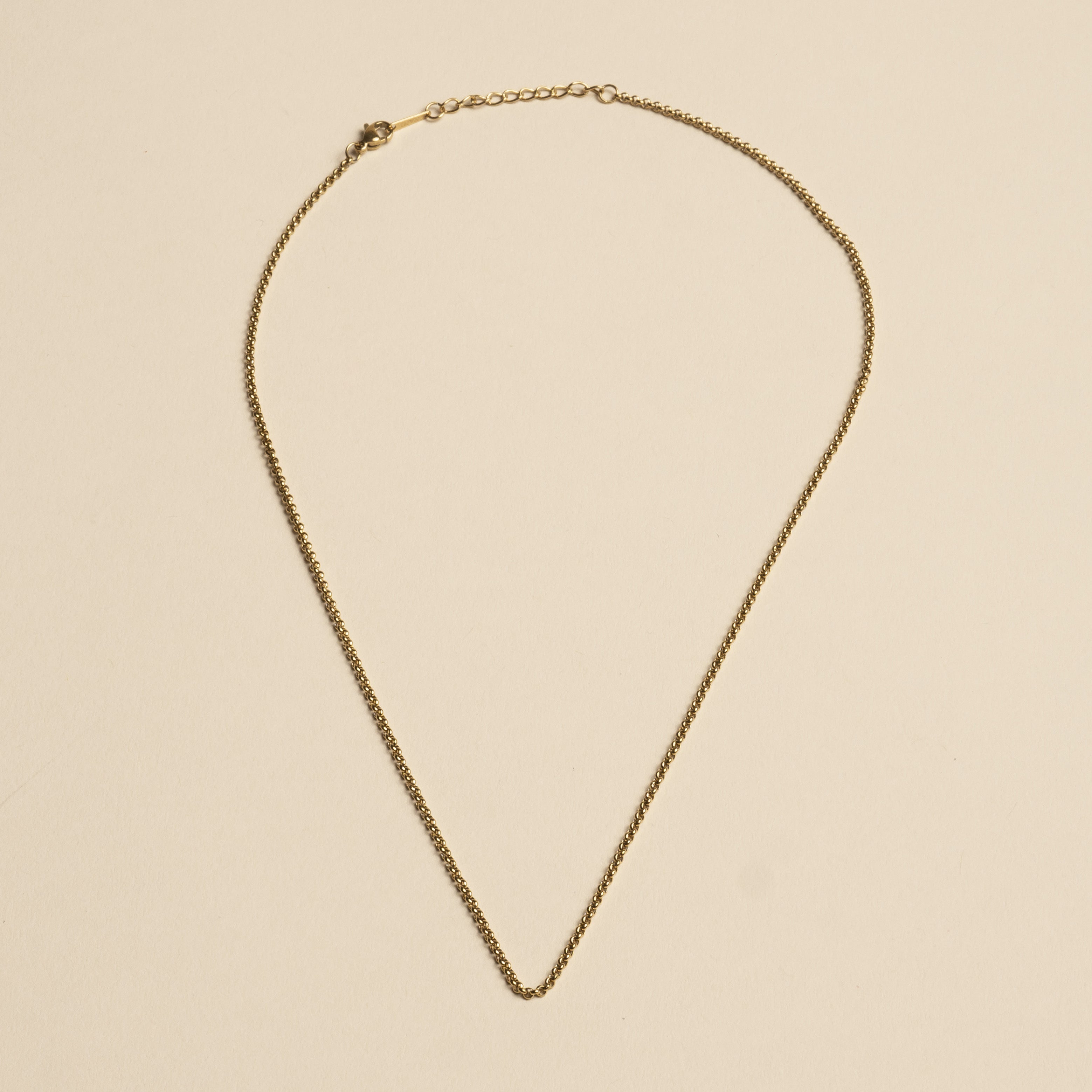 Rolò link necklace for matching jewellery