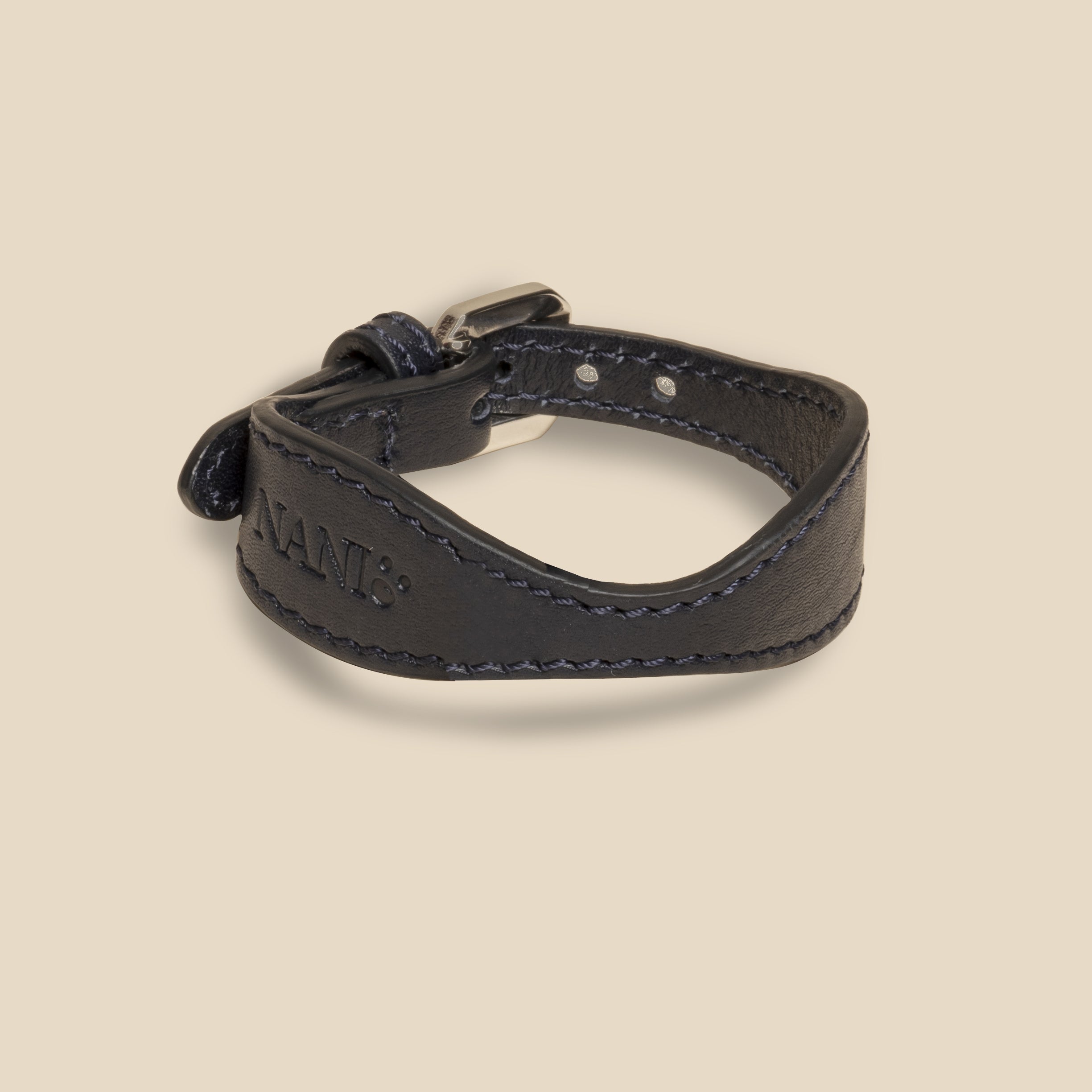 Matching Leather Bracelet  – Blue Gratitude
