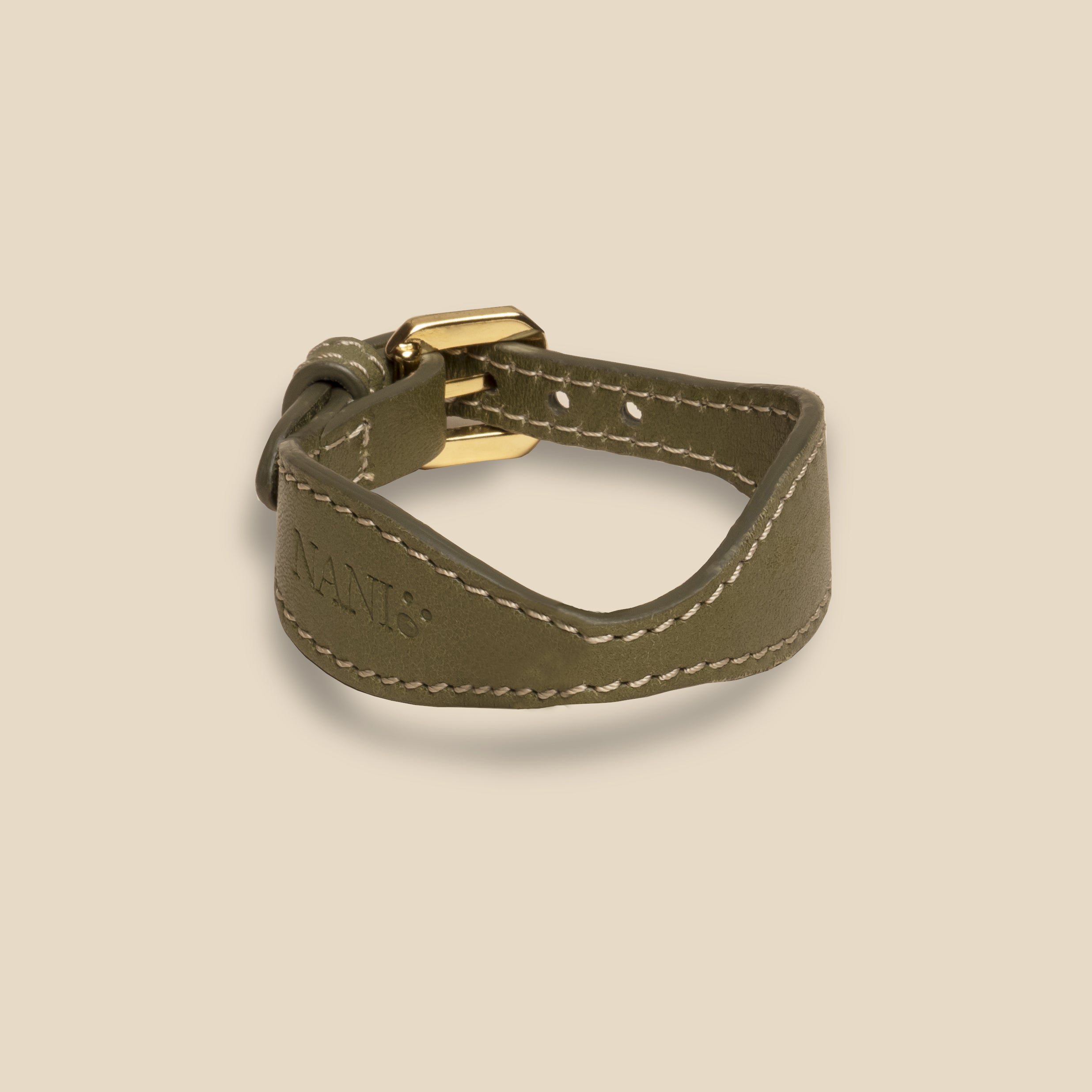 Matching Leather Bracelet  – Green Harmony