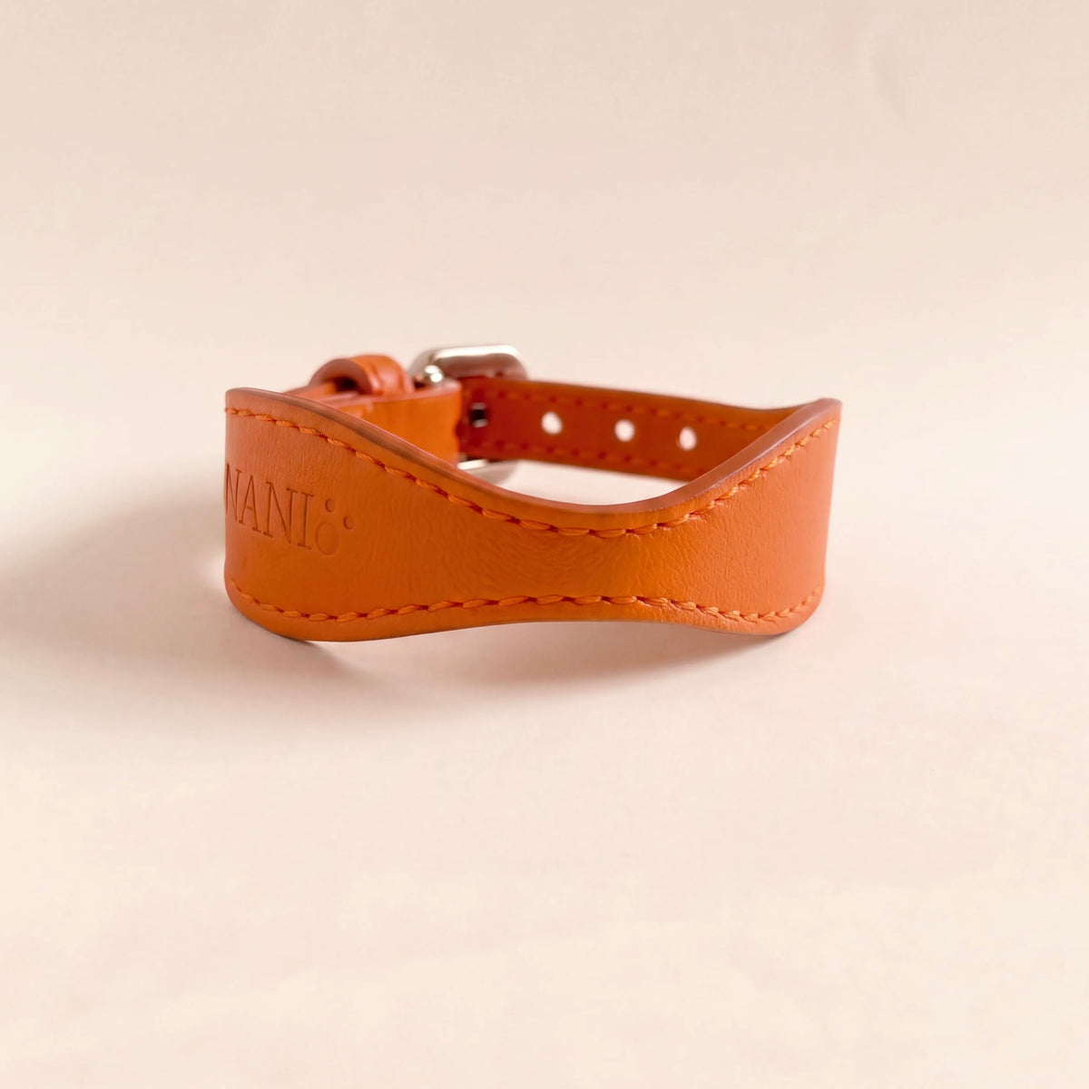 Leather Bracelet - Orange