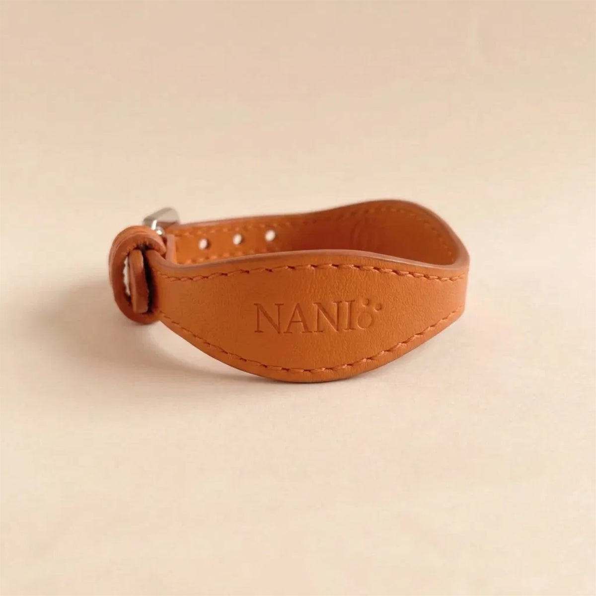 Leather Bracelet - Orange