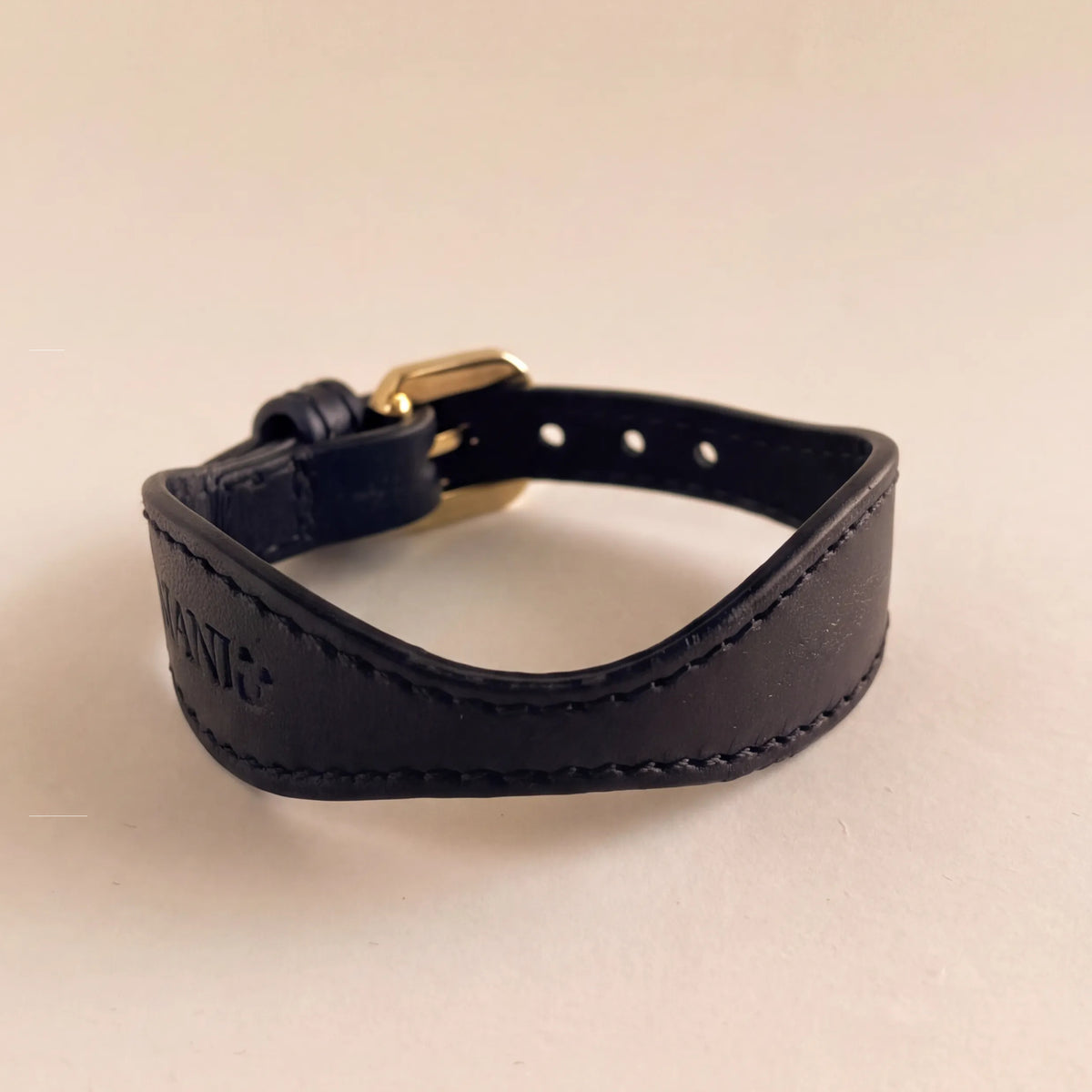 Leather Bracelet  - black