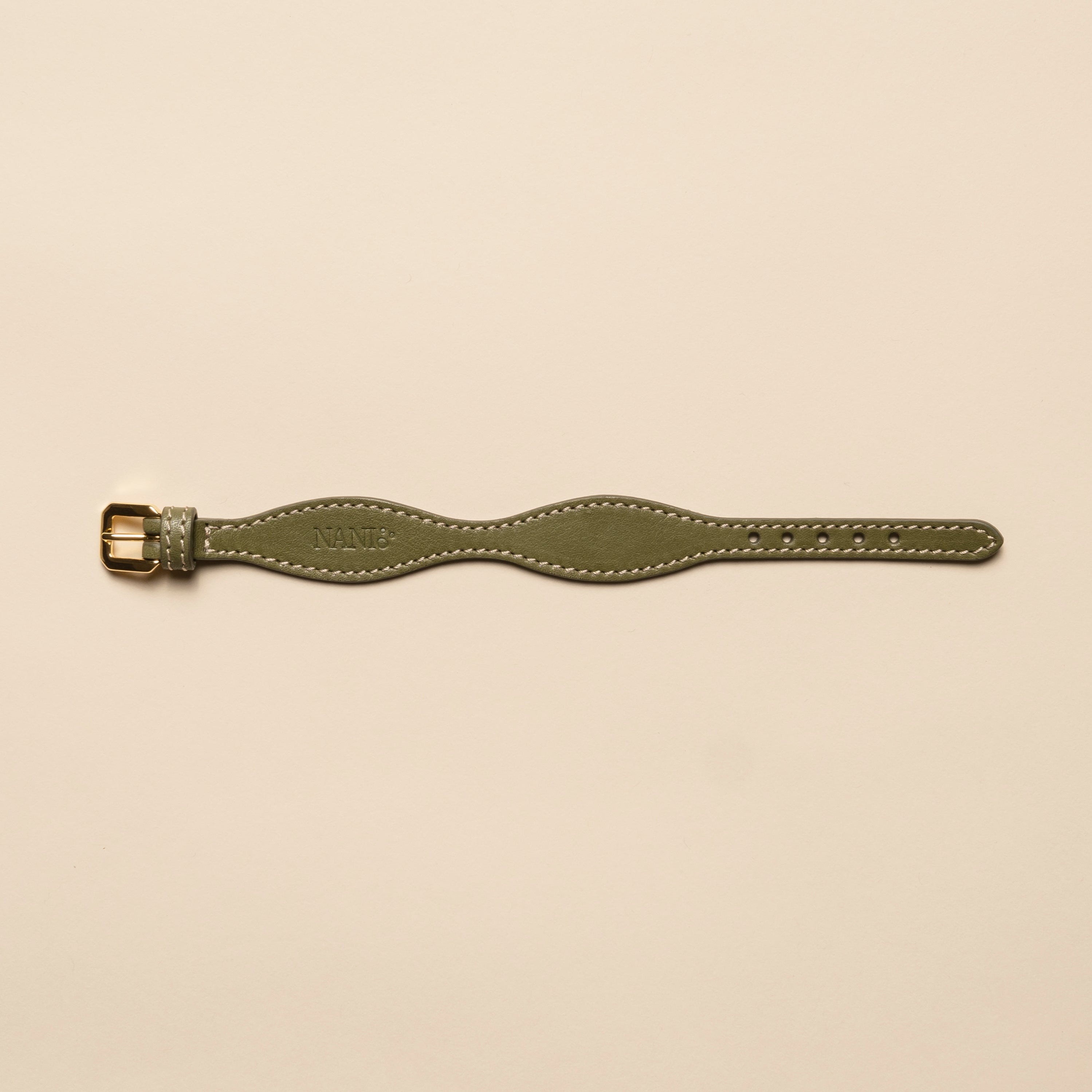 Matching Leather Bracelet  – Green Harmony