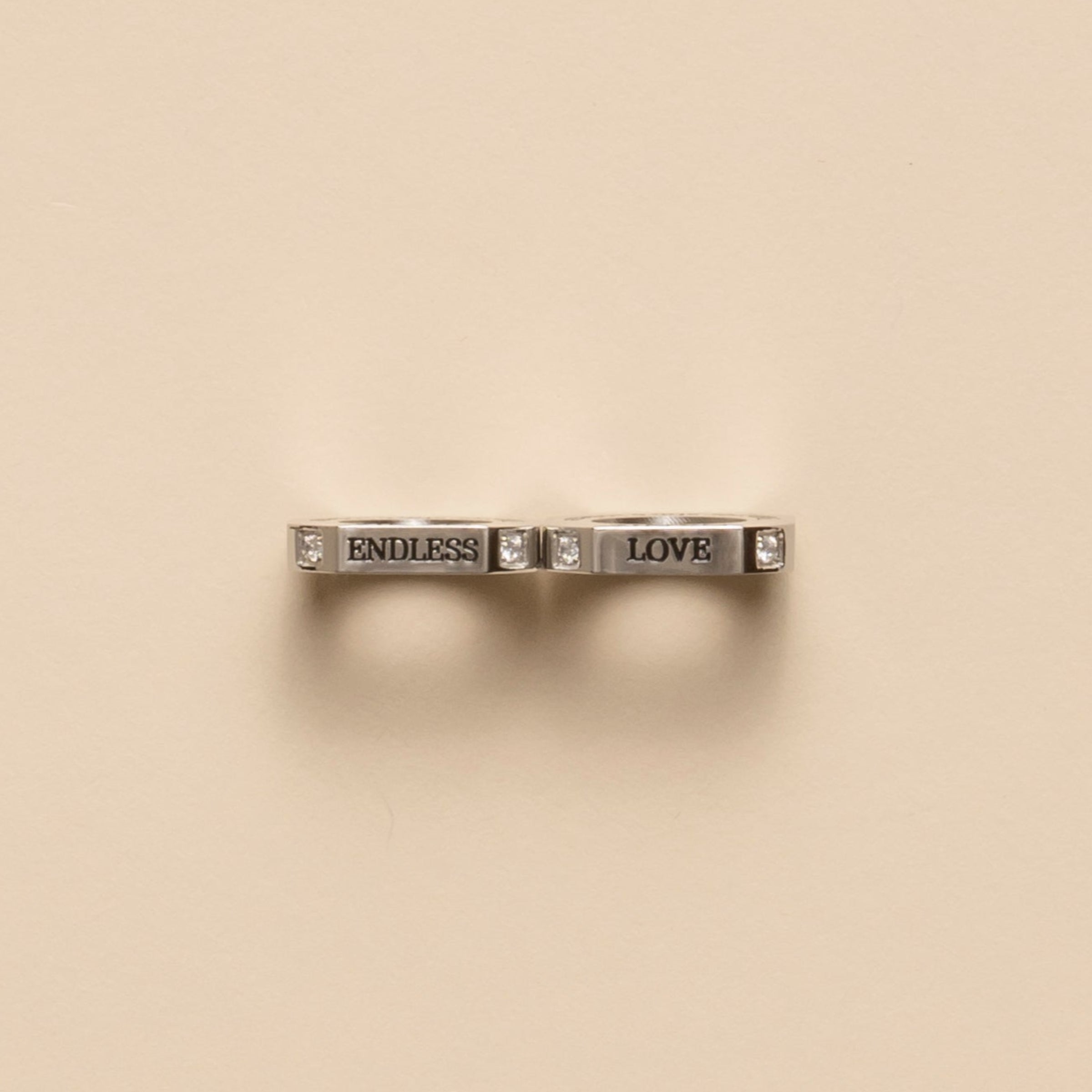 Matching Jewelry - Stainless Steel with cubic zirconia 