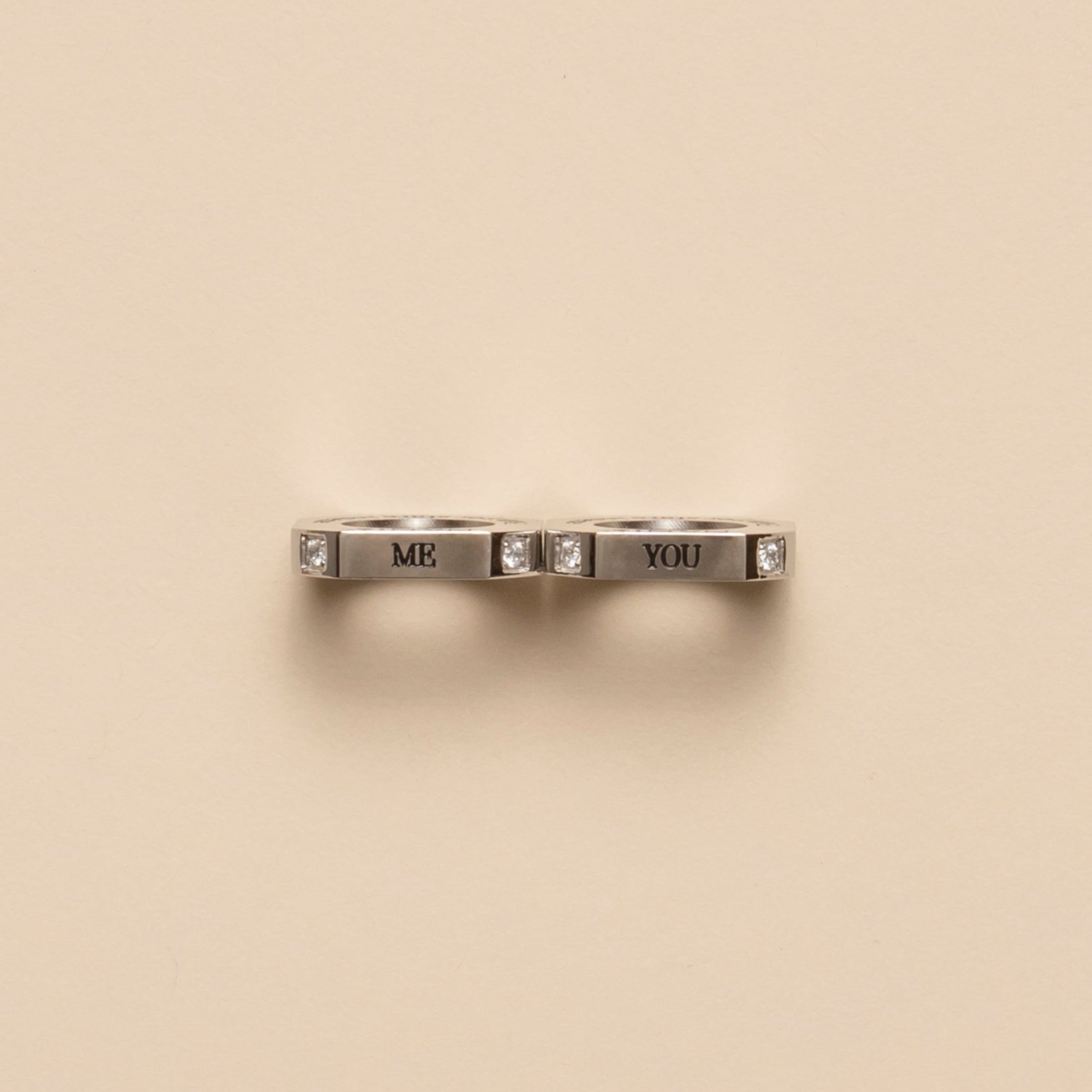 Matching Jewelry - Stainless Steel with cubic zirconia 