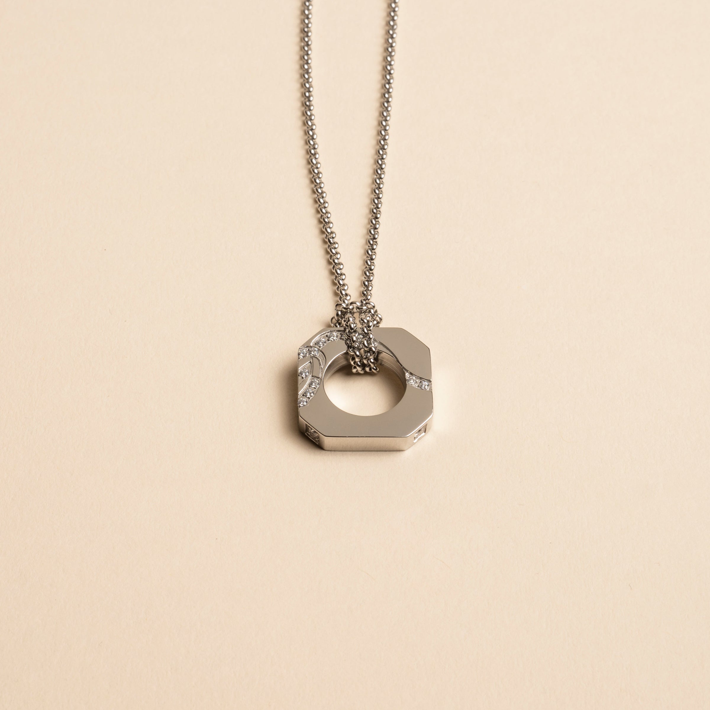 Matching Jewelry - Stainless Steel with cubic zirconia 