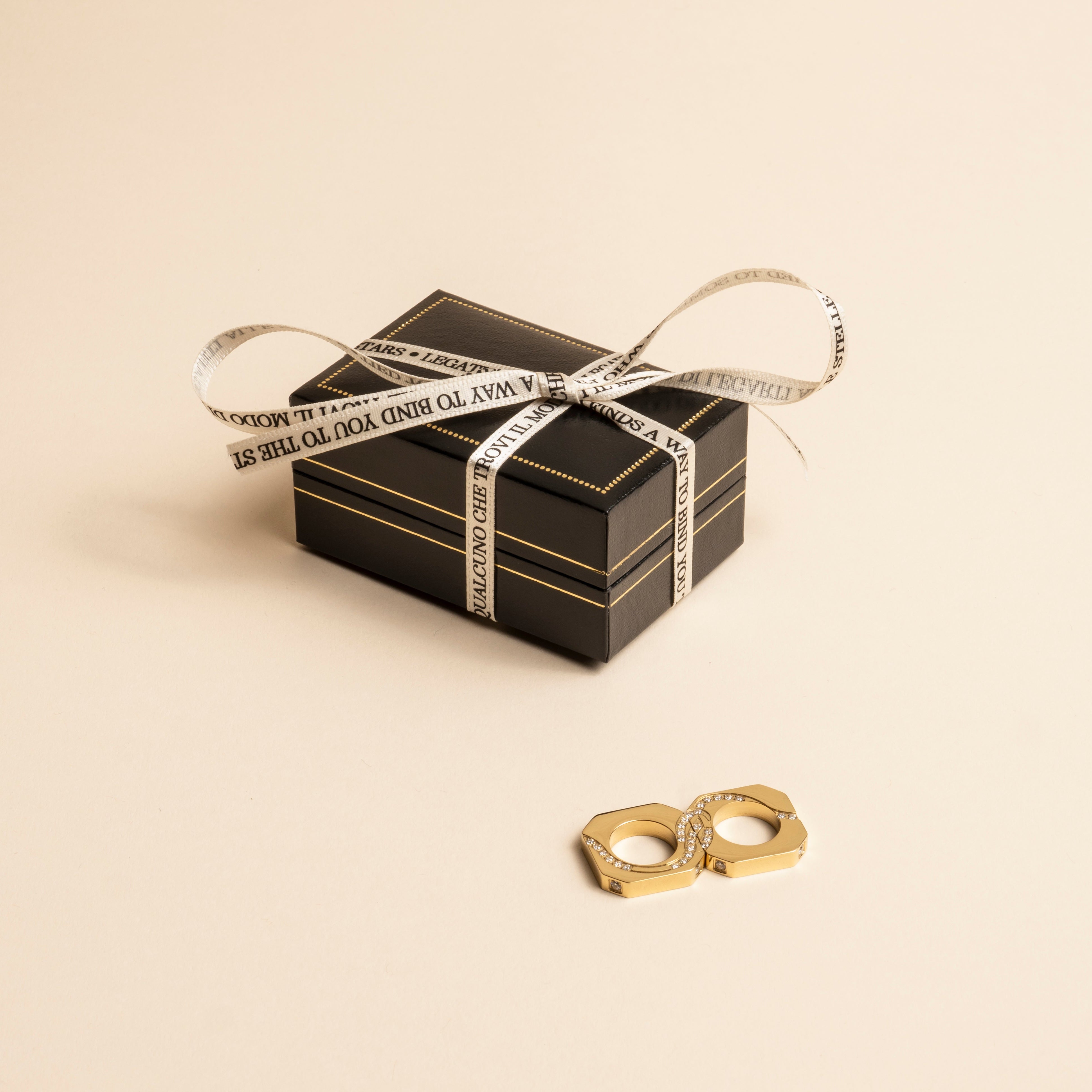 Matching Jewelry - PVD 14kt Gold with cubic zirconia
