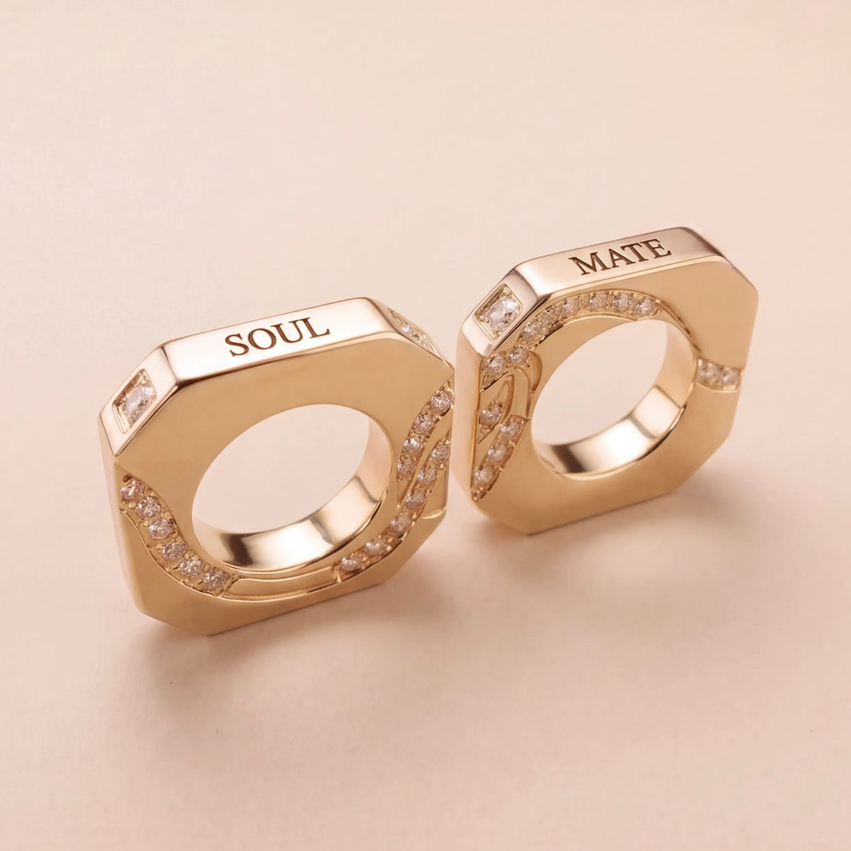 Matching Jewelry - PVD 14kt Gold with cubic zirconia